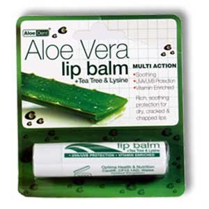 Optima Aloe Vera Lip Balm Tea-Tree (4G)