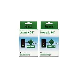 Remanufactured Lexmark 34 (18C0034) Valu 2-Pak: 2 black - by Abacus24-7