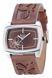 Kahuna Kus-0041L Ladies Brown Leather Strap Watch
