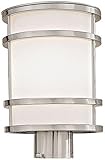 Minka Lavery 9806-144 1-Light Nickel Post Mount Lights by Minka Lavery [並行輸入品]