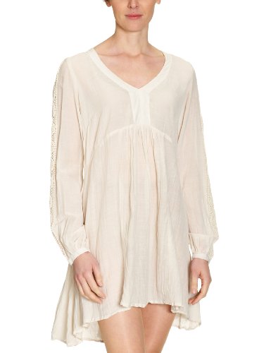 Kaffe Damen Kleid (mini) 52060, Gr. 42, Beige (2043) Preisvergleich