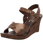 KORK-EASE Women's Tamara Tumbled on Cork Wedge Sandal