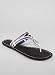 Colorblock Keyhole Slip-On Sandal