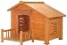Designer Wooden Dog House With Porch