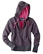 Ladies Recycled Zippered Hooded Sweatshirt