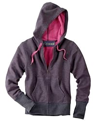 Ladies Recycled Zippered Hooded Sweatshirt