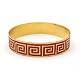 Red Key Pattern Bracelet by Sibilia||RF10F