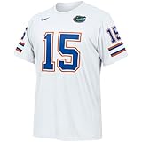 Nike Florida Gators #15 White Replica Jersey Player T-shirt
