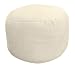 Soft Velvet Luxe Bean Bag  Bigfoot Footstool, Buckwheat