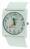 Citron Ladies Fashion Watch With White Dial And Strap