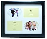 Capri Solid Wood 11-Inch by 14-Inch Oxford Collage Frame, Black