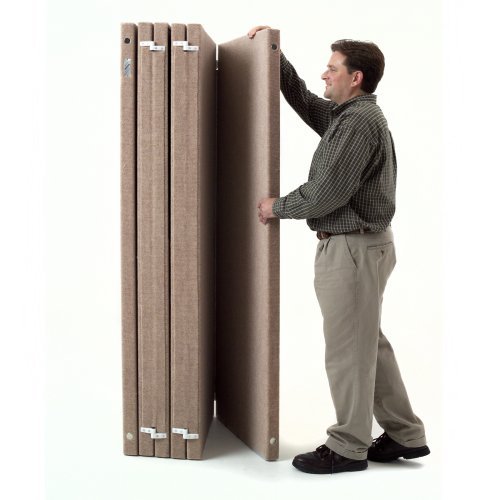Versare Versifold 8 Foot Sound Control Room Divider Color - Beige