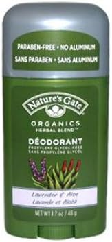 New - Nature's Gate Organics Deodorant - Lavender and Aloe - 1.7 oz