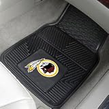 Washington Redskins Heavy Duty Vinyl Front Seat 2 Piece Car Mat Set