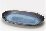 山根清玩 青萩 楕円皿 【和皿・洋皿 萩焼】
