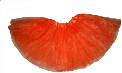 Girls Tulle Ballet Tutu Skirt Fairy Angel "Little Mystique Legs" (Orange)