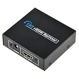 Ablegrid® Full Hd 1X2 Port Hdmi Splitter Amplifier Repeater 3D 1080P Female Switch Box Hub (791140220211)