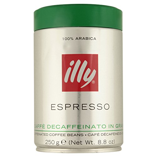 Illy Deca (Decaffeinated) Coffee Beans Espresso 250g (Pack of 2)