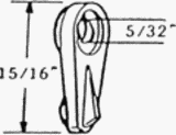 United States Hdwe. WP-9767C Storm And Screen Clip