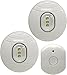 GE 17494 Wireless Remote Control LED Puck Lights, White, 2-Pack