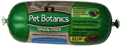 Pet Botanics Grain-Free Rolled Dog Food, Chicken, 2 lb.
