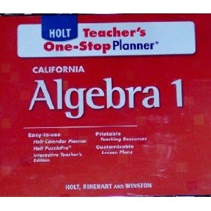 algebra 1 one stop planner