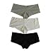 Ladies 3 Pack Boy Cut Boxer Brief Underwear Panties By Platinum Intimates