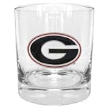Georgia Bulldogs 11 oz. Double Rocks Glass
