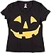Glow in Dark Jack O' Lantern | Halloween Pumpkin Costume Ladies' V-neck T-shirt