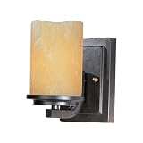 Maxim Lighting 21141SCRE Luminous Wall Sconce, Rustic Ebony