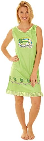 5051 Pajamas Night Gown Pajamas Sleepwear Green XL
