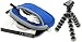 Neoprene Sleeve Case (Dark Blue) and Premium Tripod for Casio Exilim EX-S20 2MP Digital Camera