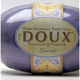 World-Famous DOUX Hand-Crafted Pure Shea Butter enriched French Soap 250g (oval)