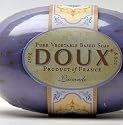 World-Famous DOUX Hand-Crafted Pure Shea Butter Soaps from the South of France 250g (oval)