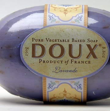 World-Famous DOUX Hand-Crafted Pure Shea Butter Soaps from the South of France 250g (oval)