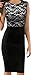 CANDOIT Women's Pinup Elegant Floral Lace Tunic Dress