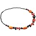 Curved Oval and Faceted Rondell Glass Beads title=
