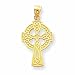 14k Celtic Knot Cross Pendant