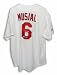 Autographed Stan Musial St. Louis Cardinals Throwback Majestic Jersey Inscribed HOF 69