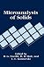 Microanalysis of Solids