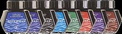 Waterman .80-oz Bottled Ink Blue/Black Fountain Pen Ink