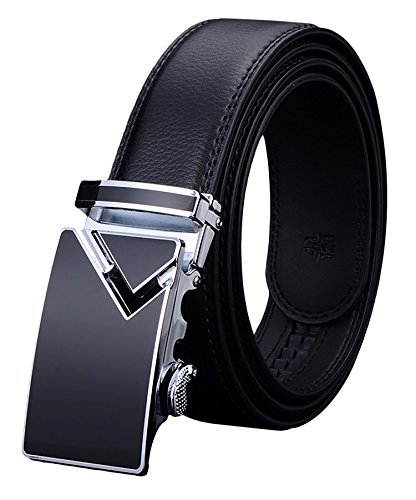 West Leathers Men's Fashion Leather Belt 100% Genuine Leather Belts