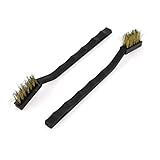 uxcell　チューブブラシ　注ぎ口洗い　　17cm長さ　ステンレス　スチール　クリーン　2本いり