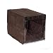 Plush Crate Cover - 3 Piece Set - 42" X-Large - Coco Brown