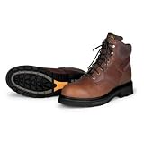 Ariat Mens 6 'Rivet GTX Steel Toe' Work Boots - Bourbon by Ariat