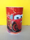 Disney Pixar Cars 2 Jumbo Tin Money Bank - McQueen