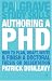 Authoring a PhD Thesis: How to Plan, Draft, Write and Finish a Doctoral Dissertation