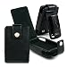 BLACK Leather Case Cover for Creative Zen & Zen MX 4gb 8gb 16gb & 32gb with Belt Clip