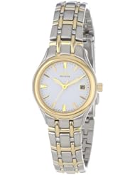 Citizen Womens EW1264-50A "Eco-Drive" Silhouette Two-Tone Stainless Steel Watch