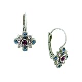 Summer Violets Petite Drop Earrings